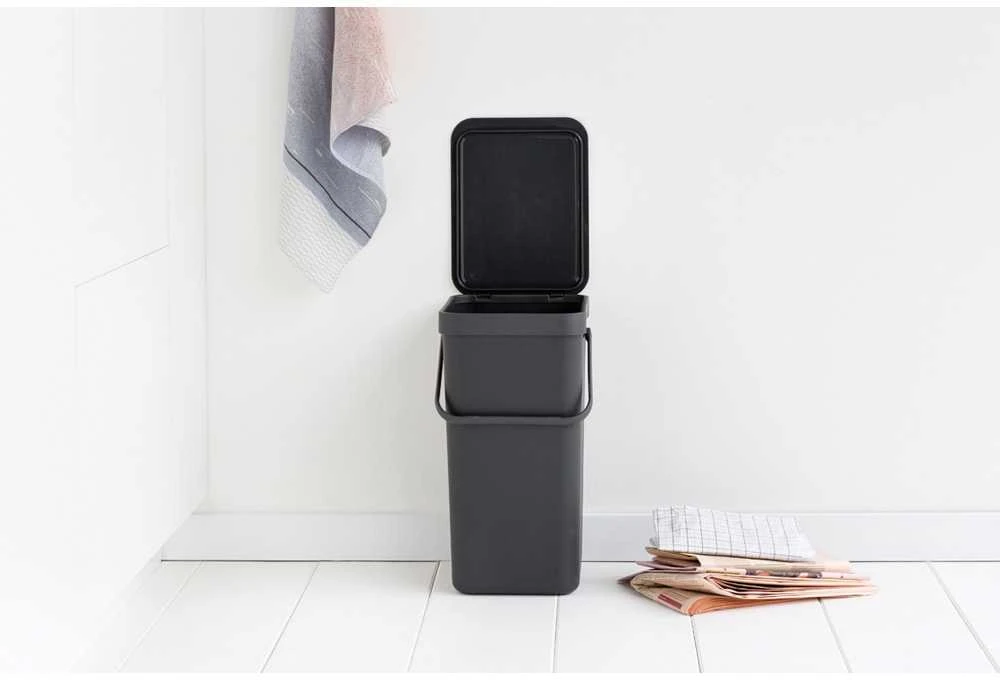 Brabantia Šiukšlių dėžė Sort &amp; Go rūšiavimui, 16 L (įvairių spalvų)