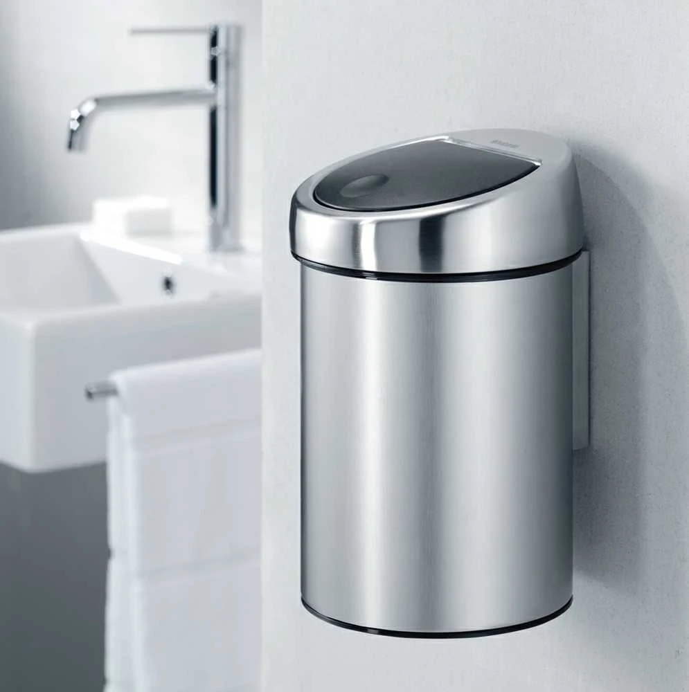 Brabantia Šiukšlių dėžė Touch Bin atidaroma ranka, 3 L