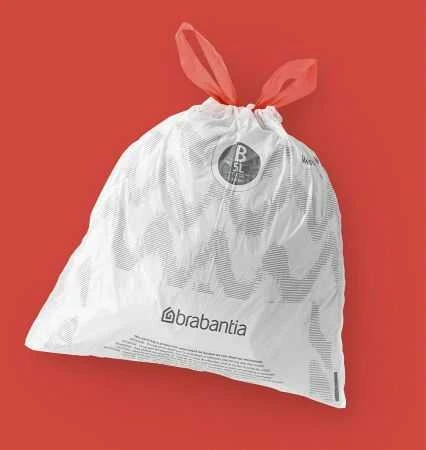 Brabantia Šiukšlių maišeliai B 5 l (dalytuve 40 maišelių)