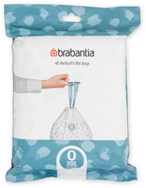Brabantia Šiukšlių maišeliai O 30 l (dalytuve 40 maišelių)