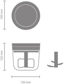 Rankinis maisto smulkintuvas, Brabantia
