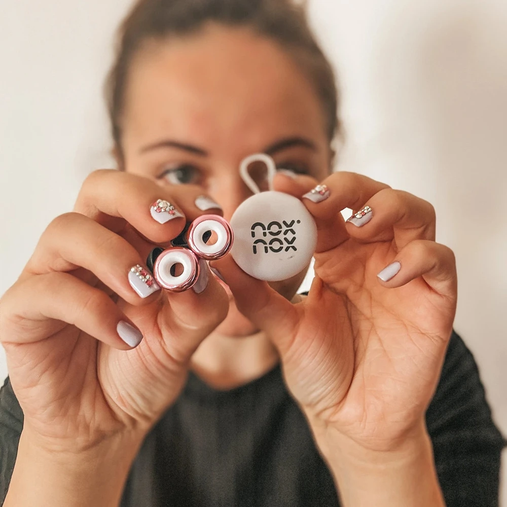 Ausų kamštukai miegui – iki 28 dB garso slopinimas, 4 antgalių dydžiai NOXNOX Zenplugs Juodi