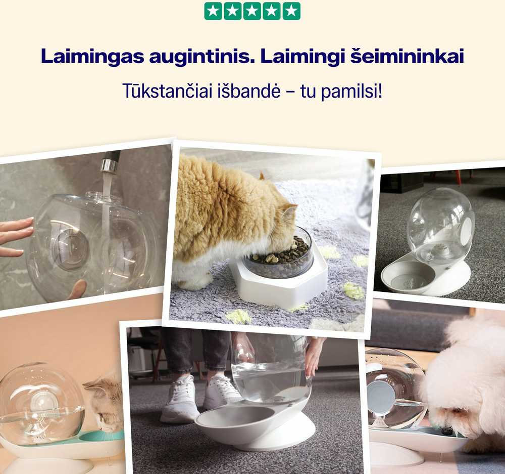 Cattu Automatinis vandens dubenėlis augintiniams su rezervuaru 2.8 l