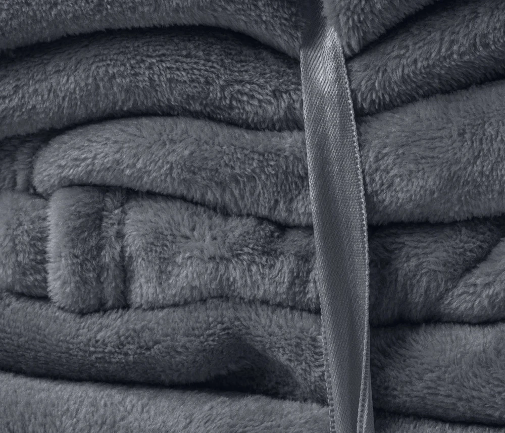 Dreamhouse Fleece pledas DH Fleece Anthracite 150x200 cm tamsiai pilkas