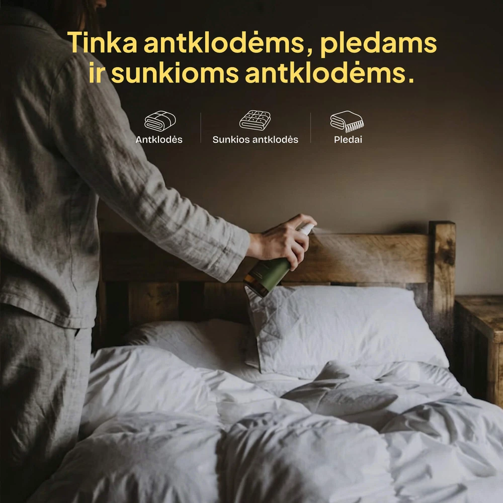 Noxnox Natūralus beržų purškalas patalynei – 100% beržų hidrolatas "Magic Mist "