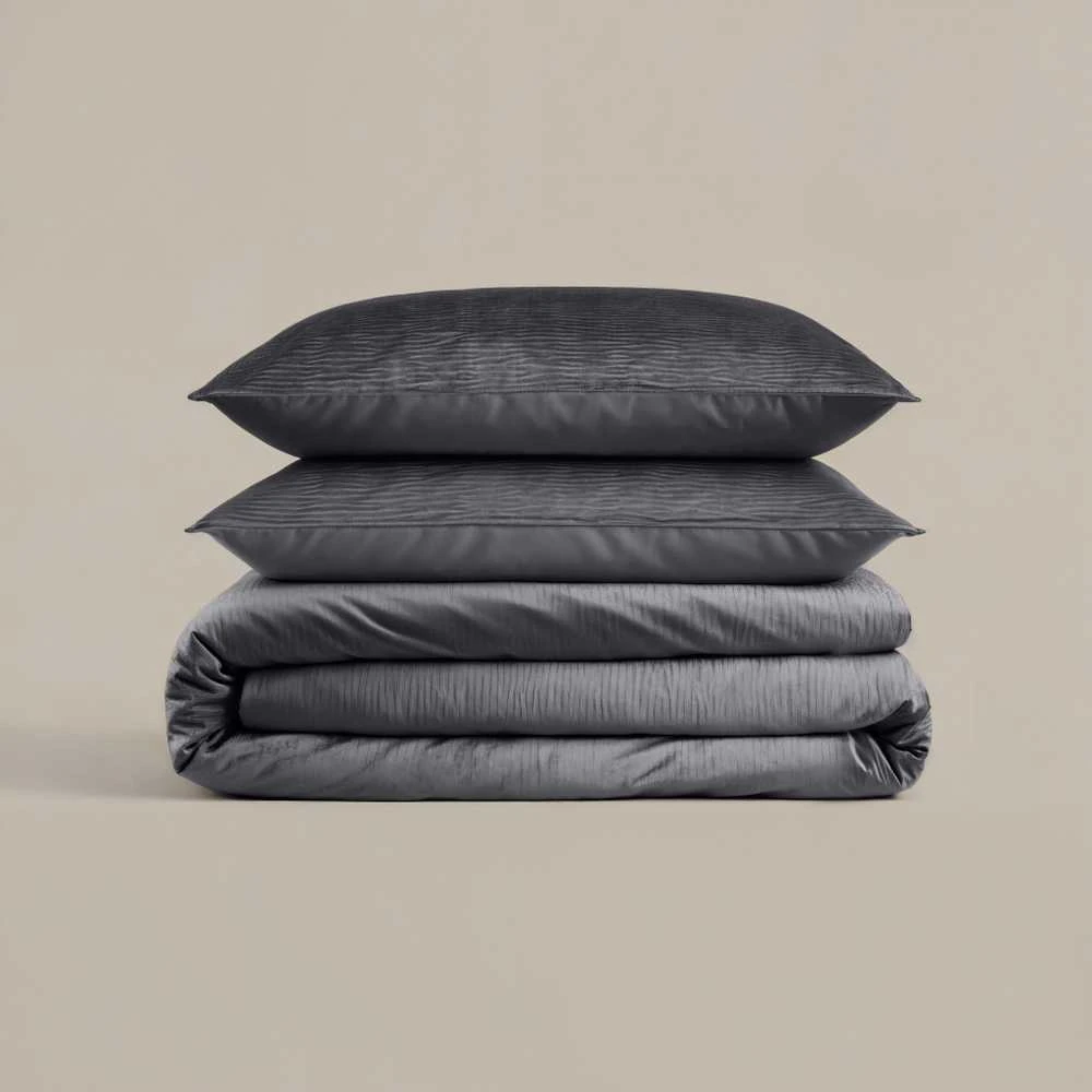 Patalynės komplektas Sleeptime Mikroperkalio patalynė Velvet Cartier antracito spalvos 200x220