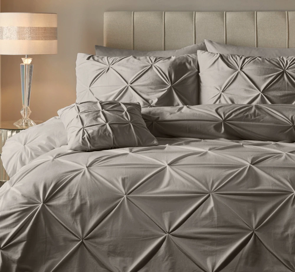 Patalynės komplektas Sleeptime Mikroperkalio patalynė Velvet Pintuck smėlio spalvos 200x220