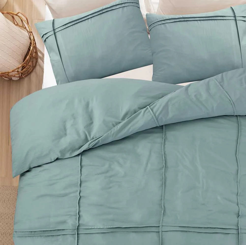 Patalynės komplektas Sleeptime Mikropluošto patalynė Washed Tufted žalia 200x220