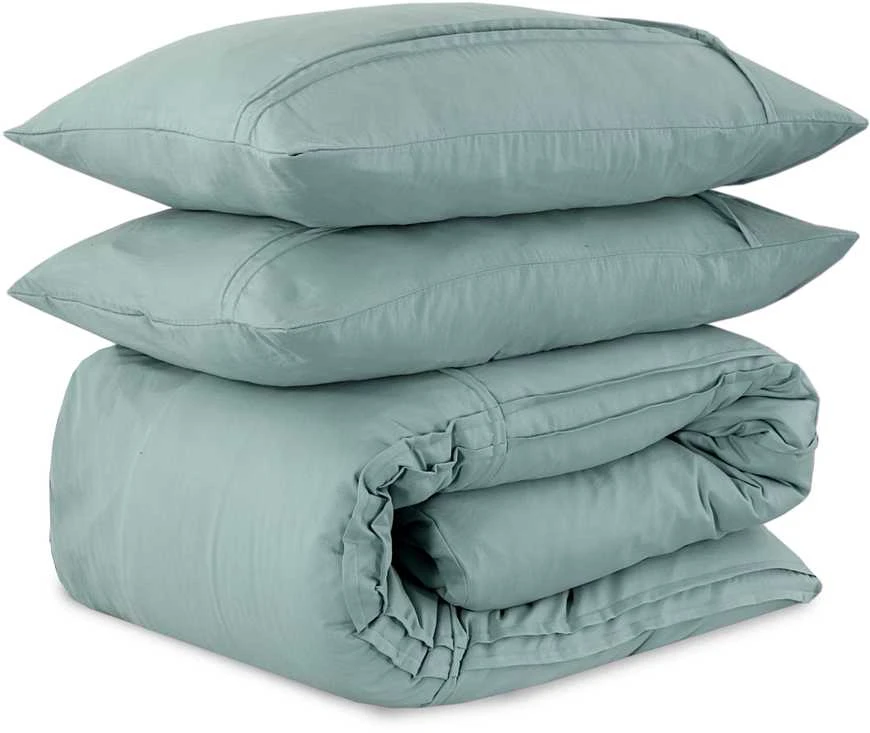 Patalynės komplektas Sleeptime Mikropluošto patalynė Washed Tufted žalia 200x220