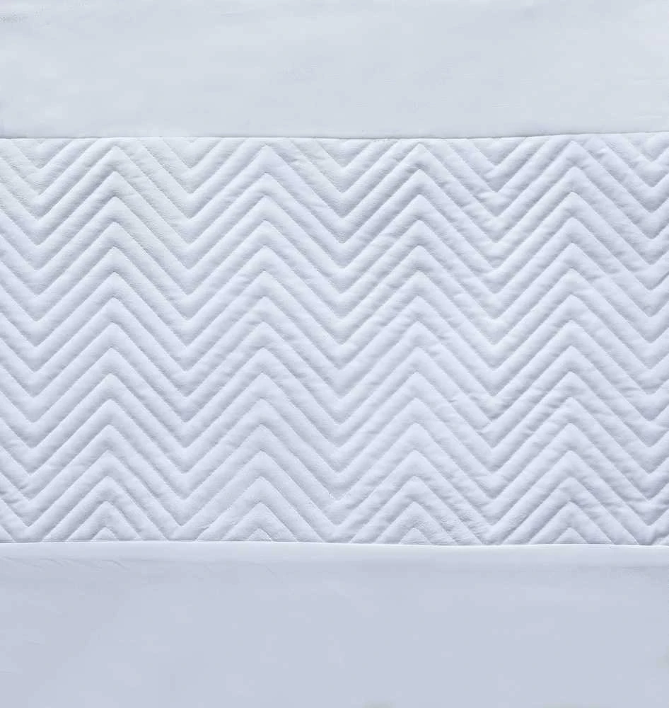 Patalynės komplektas Sleeptime Mikropluošto patalynė Velvet Crossline balta 140x220