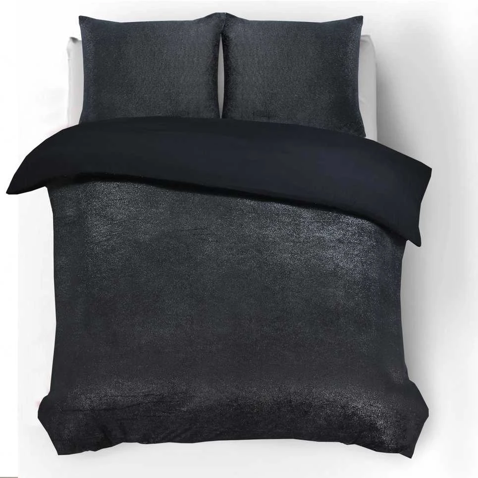 Patalynės komplektas Sleeptime Mikropluošto patalynė Glamour Deco Foil juodos spalvos 200x220