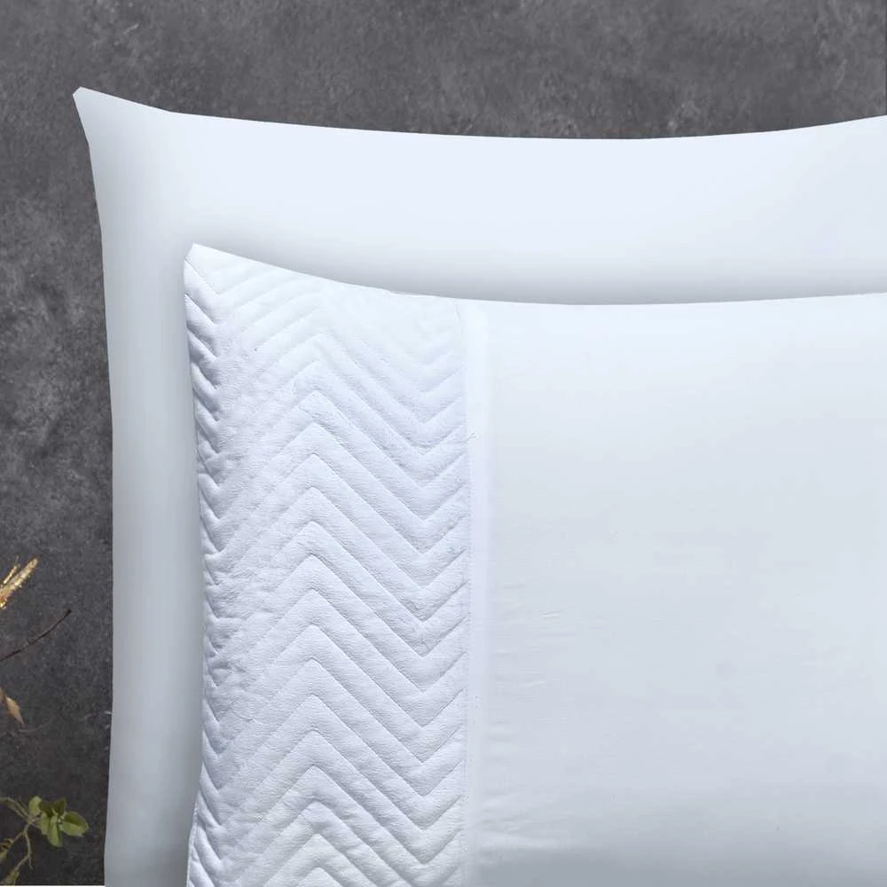 Patalynės komplektas Sleeptime Mikropluošto patalynė Velvet Crossline balta 200x220