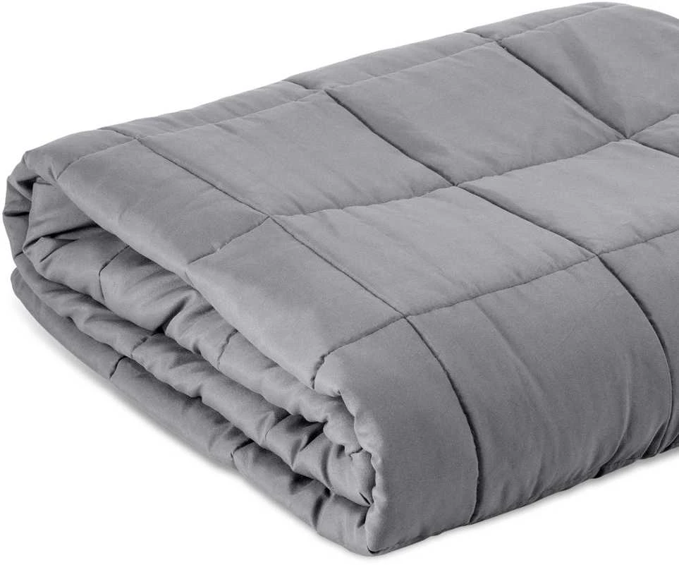 NOXNOX Sunki antklodė Basic+ 9kg, 150x200 cm, pilka
