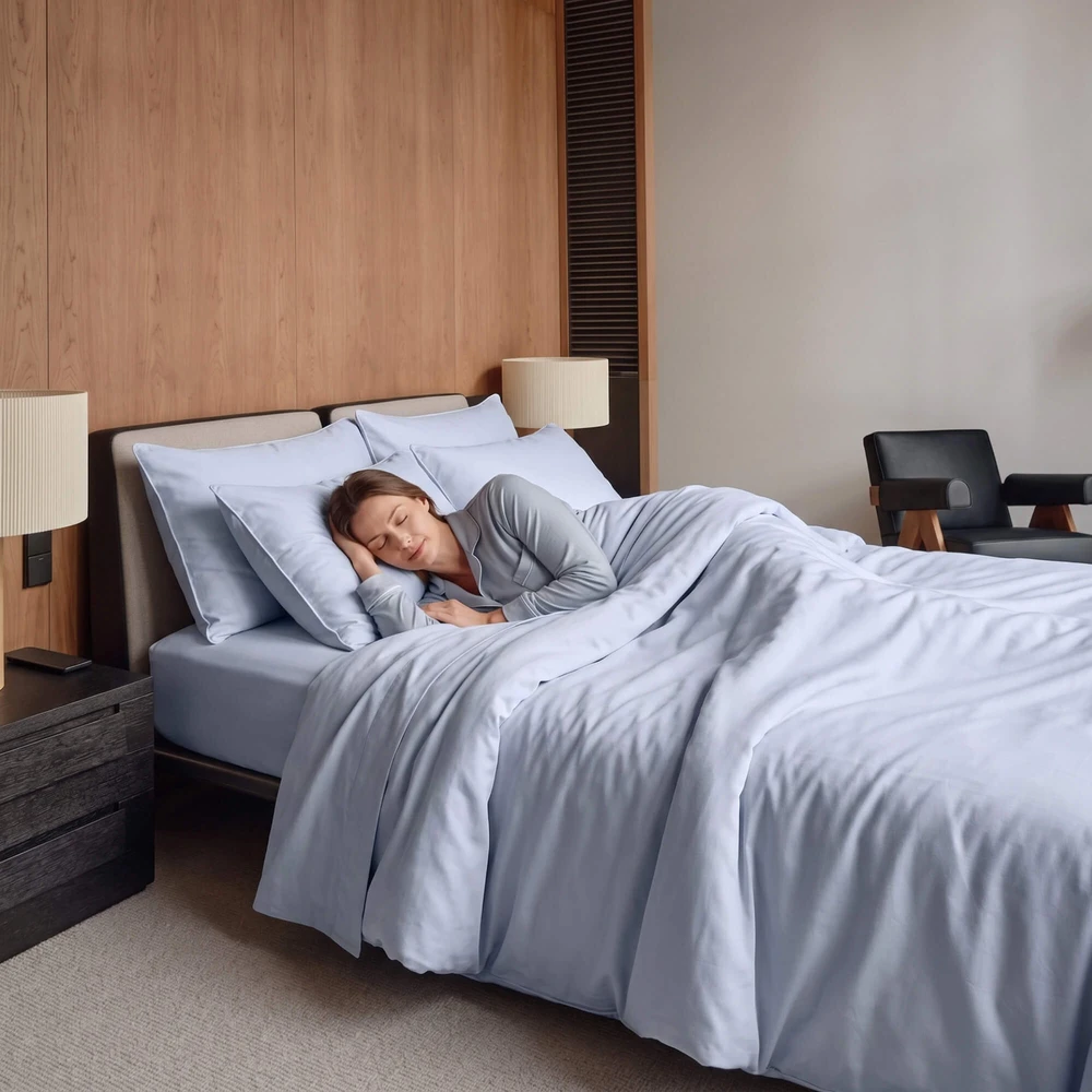 Vėsinantis patalynės komplektas NOXNOX® Cooling Nights, 200x220 cm + 2 užvalkalai