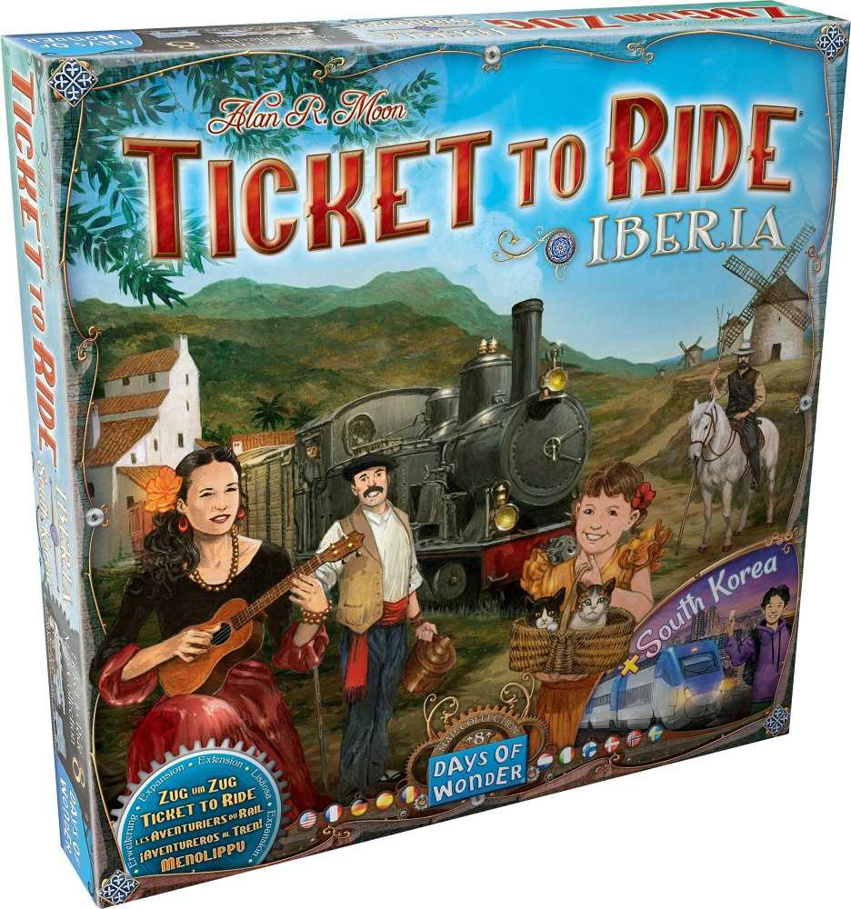 Days Of Wonder Ticket to Ride Map Collection 8: Iberia & South Korea