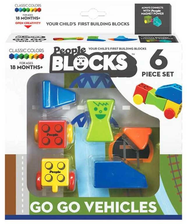 Teka PEOPLE BLOCKS Keliaujantis magnetinių kaladėlių rinkinys Plaukiam ir važiuojam!, PB325