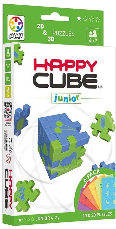 Dėlionė Smart Happy Cube - Jaunesnysis - 6 spalvų rinkinys SMART