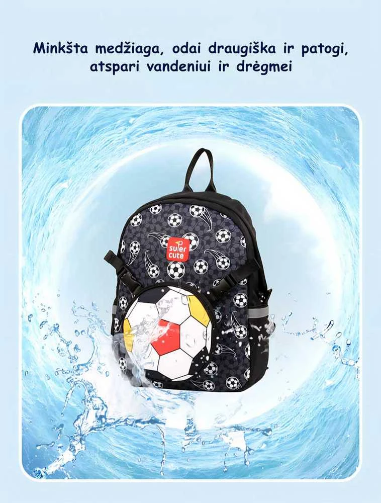 Kuprinė vaikui, futbolas