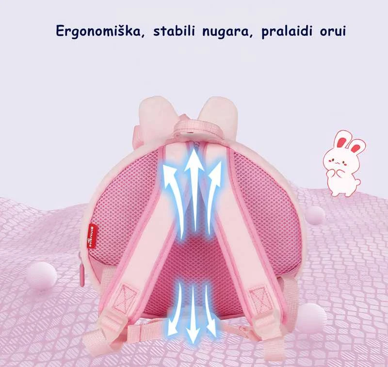 Vaikiška kuprinė zuikis