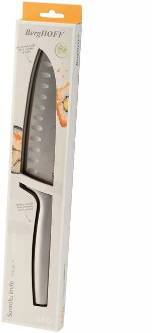 BergHOFF 17,5 cm Santoku peilis - Legacy serija, nerūdijančio plieno su vientisa rankena ir subalansuotu laikymu