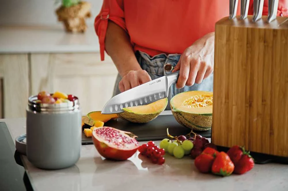 BergHOFF 17,5 cm Santoku peilis - Legacy serija, nerūdijančio plieno su vientisa rankena ir subalansuotu laikymu