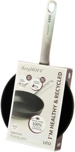 BergHOFF 20 cm keptuvė - Graphite serija su keramikinė nepridegančia danga ir perdirbto aliuminio korpusu