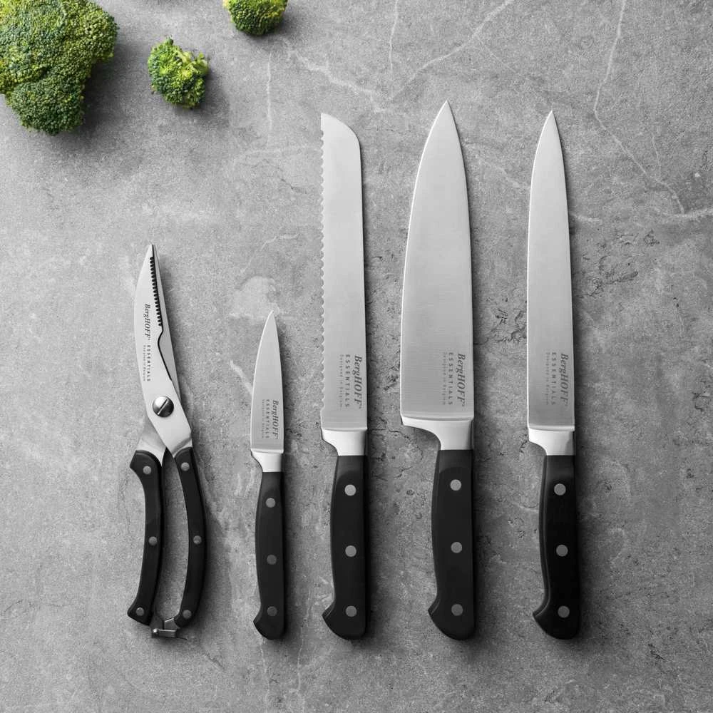 BergHOFF 20 cm šefo peilis - Solid serija, kaltinis nerūdijantis plienas su pilnu koteliu