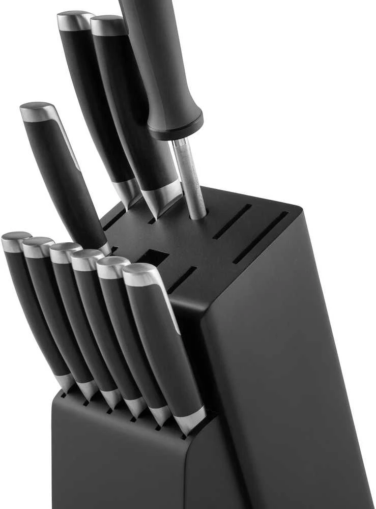 BergHOFF 22 cm peilių galąstuvas - Graphite serija su ergonomiška rankena ir patvariu plieno strypu galandinimui