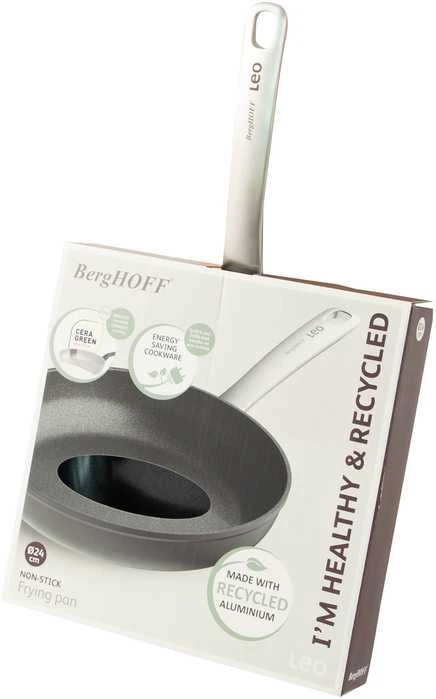 BergHOFF 24 cm keptuvė - Graphite serija su energiją taupančia nepridegančia danga ir orkaitei tinkamu dizainu