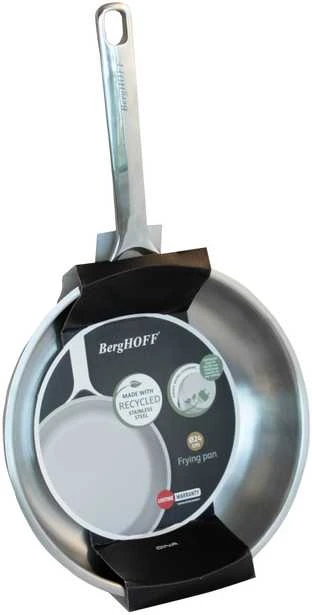 BergHOFF 24 cm keptuvė - Helix serija, perdirbtas nerūdijantis plienas su saugia rankena ir indukciniu pagrindu