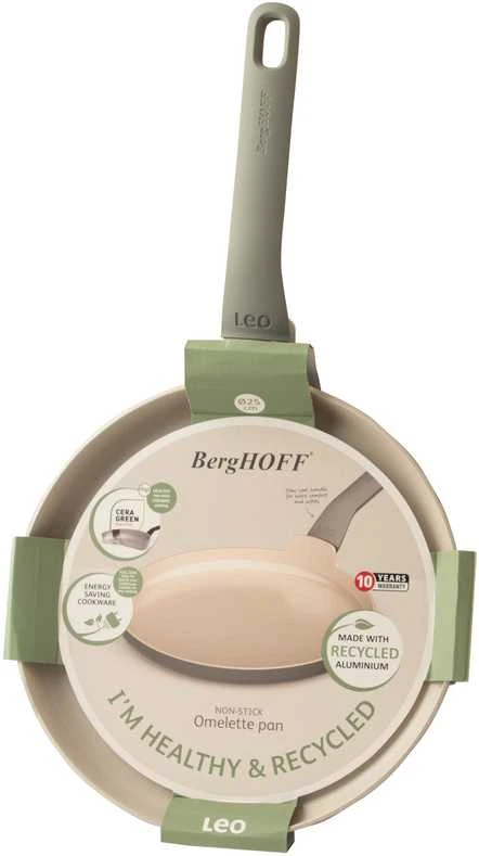 BergHOFF 25 cm omletinė - Balance Moonmist lengva neprideganti keptuvė puriems omletams