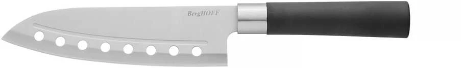 BergHOFF 3 dalių peilių rinkinys - Codon serija su pjaustymo ir Santoku peiliais sklandžiam, nepridegančiam pjovimui