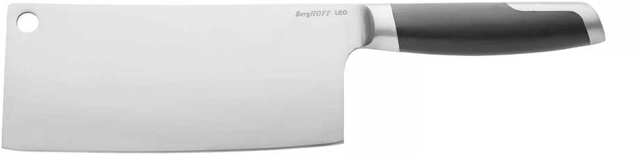 BergHOFF 5 dalių peilių blokas - Graphite serija su Azijos įkvėptais peiliais, galąstuvu ir magnetiniu šonu