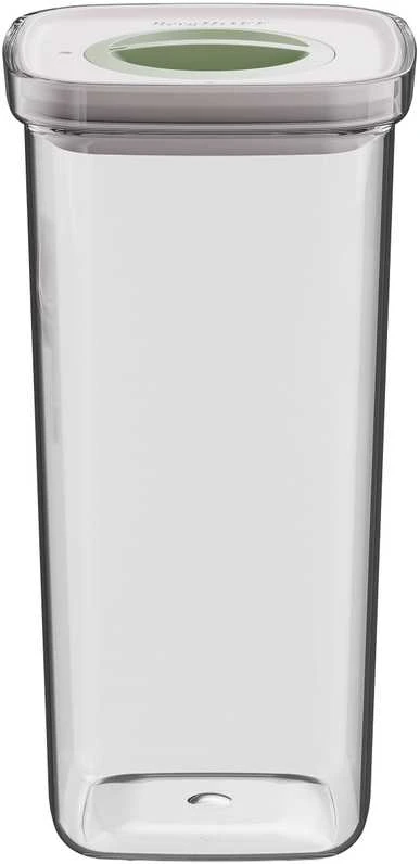 BergHOFF 5 dalių Smart Seal maisto indelių rinkinys - 2x 0,4 l, 2x 1 l, 1x 1,6 l, dėžutės su galimybe sukrauti