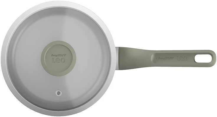 BergHOFF 6 dalių puodų rinkinys - Uqonic Downdraft serija su ryškiomis rankenomis ir stikliniais dangčiais