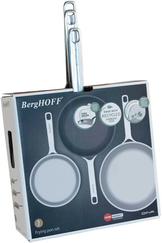 BergHOFF Helix 3 dalių keptuvių rinkinys