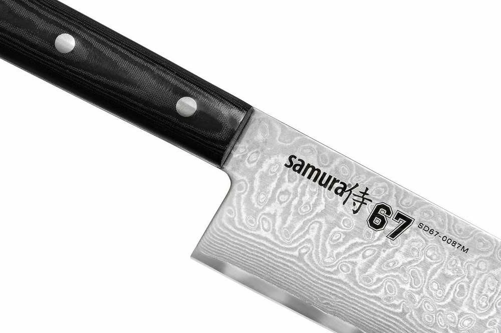 Damasko plieno Šefo peilis Samura 24 cm SD67-0087M