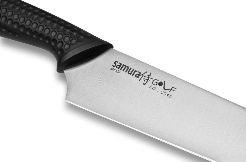 Samura Golf universalus virtuvės pjaustymo peilis 251 mm iš AUS 8 japoniško plieno 58 HRC