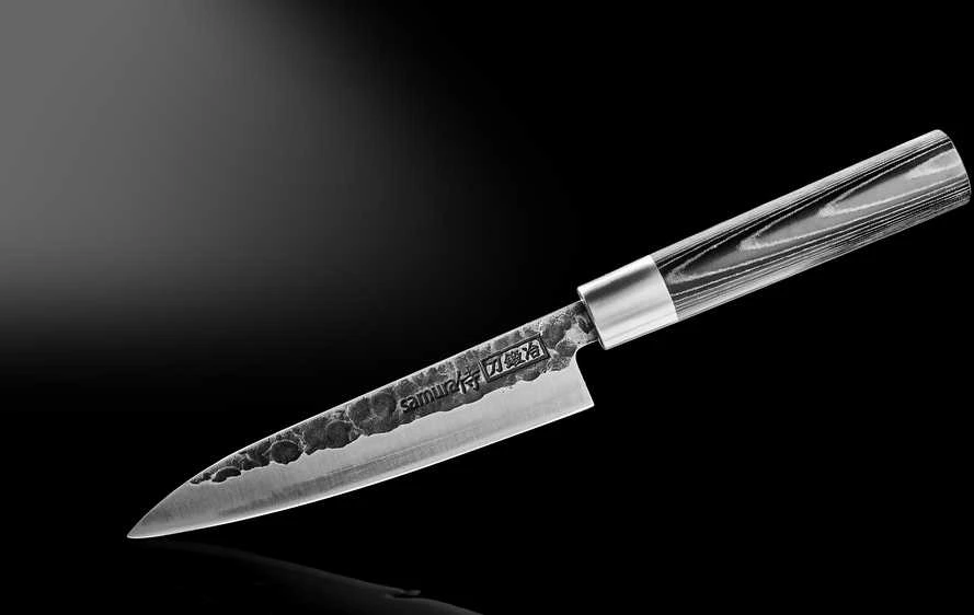 Samura BLACKSMITH universalus virtuvinis peilis 6,4"/162mm iš AUS 10 Kaltas plienas 58 HRC