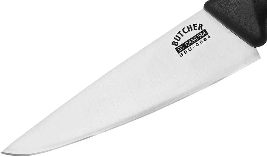 Samura Butcher Contemporary Short Chef virtuvės peilis 150 mm iš AUS 8 Japonijos plienas 58 HRC