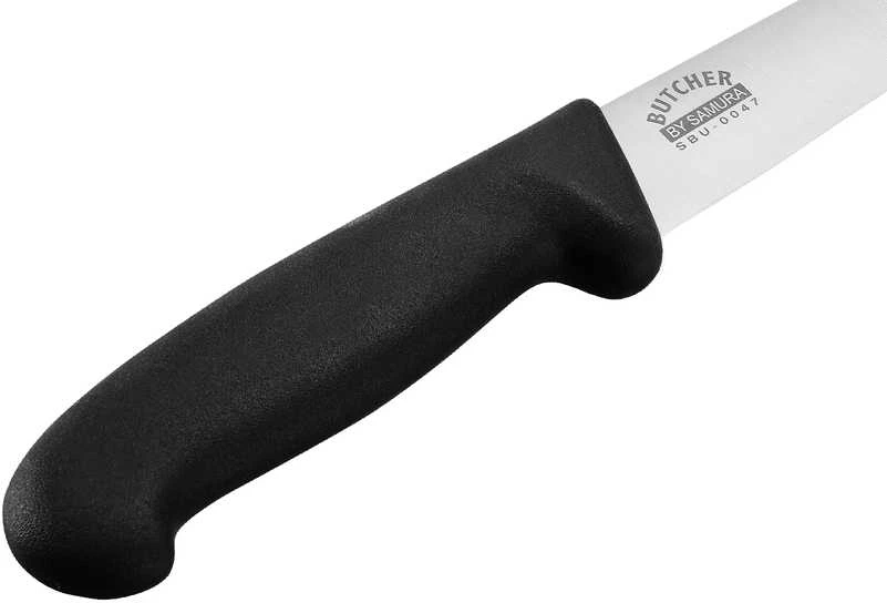 SAMURA BUTCHER virtuvinis pjaustymo peilis 223 mm – profesionalus trumpas sliceris, aštrus ir ilgaamžis
