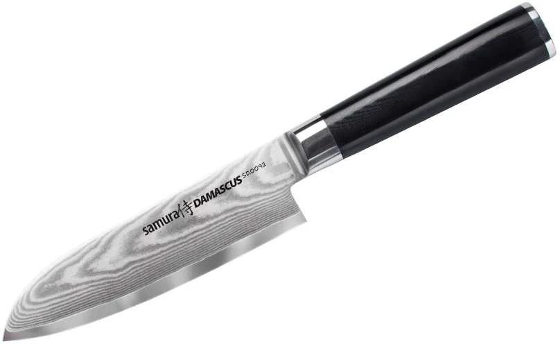 Samura Damasko plieno peilis Santoku SD-0092