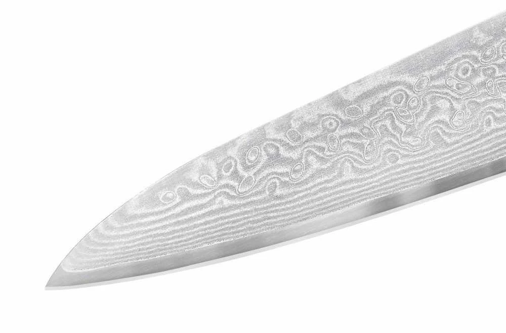 Samura DAMASCUS 67 Universalus virtuvinis peilis 6,0"/150 mm iš AUS 10 Damasko plieno 61 HRC (67 sluoksniai)