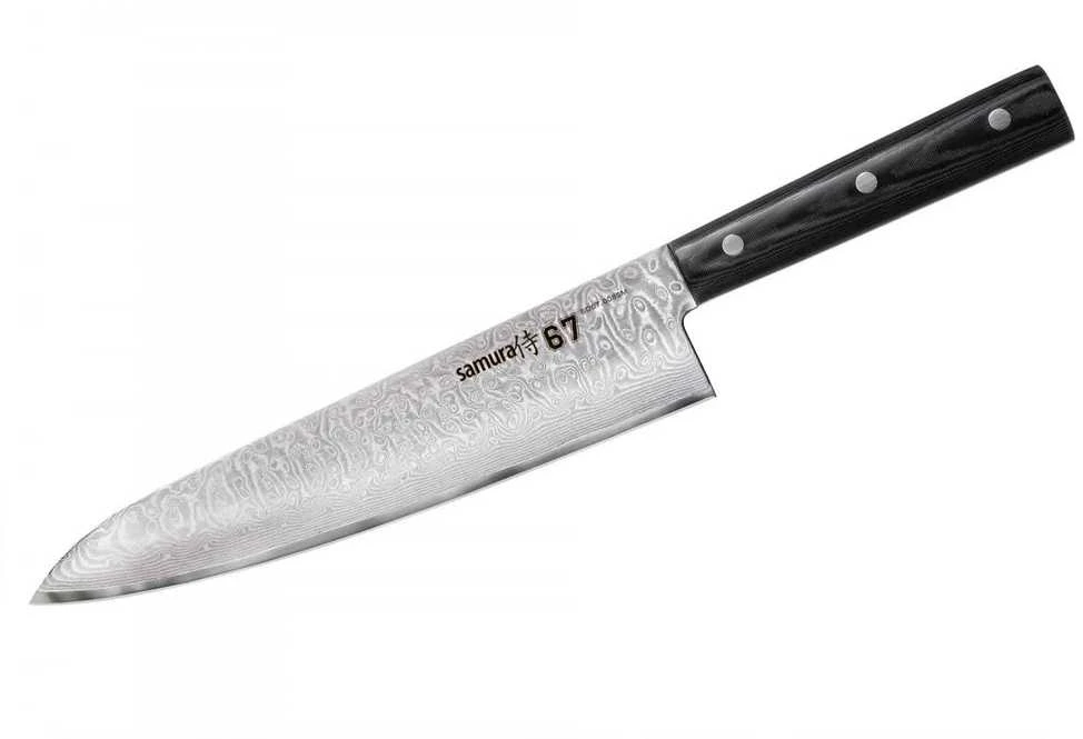 Damasko plieno Šefo peilis Samura SD67-0085M