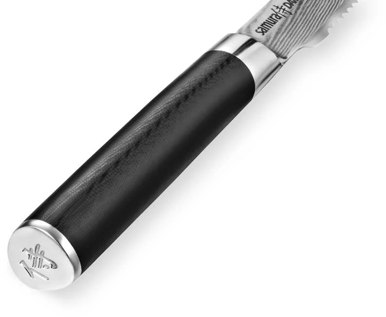 Samura DAMASCUS pomidorų peilis 120 mm – profesionalus, damasko plieno, ergonomiška rankena, itin aštrus