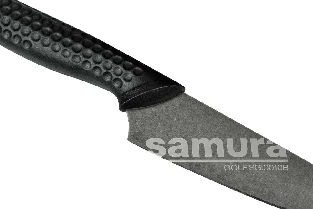 Samura GOLF 98 mm (3.9") Paring peilis – akmens plovimo geležtė, profesionalus virtuvės vaisių ir daržovių peilis