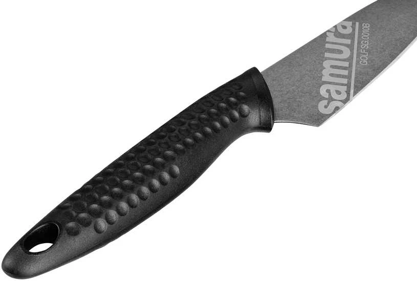 Samura GOLF 98 mm (3.9") Paring peilis – akmens plovimo geležtė, profesionalus virtuvės vaisių ir daržovių peilis