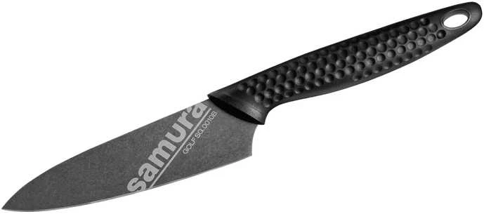 Samura GOLF 98 mm (3.9") Paring peilis – akmens plovimo geležtė, profesionalus virtuvės vaisių ir daržovių peilis