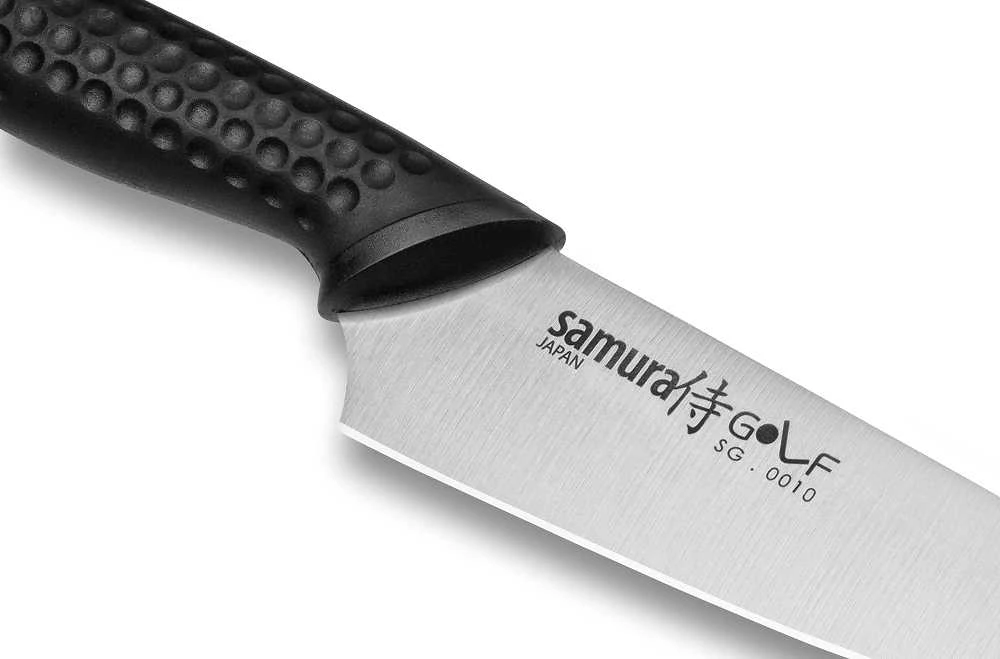 Samura Golf universalus virtuvės peilis 98mm iš AUS 8 Japoniško plieno 58 HRC