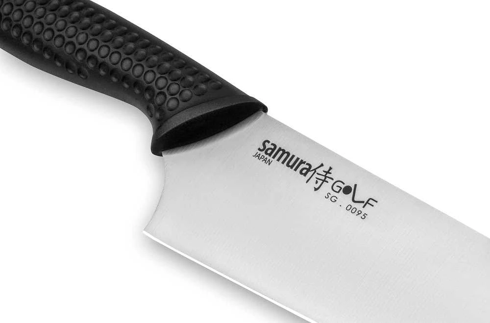 Samura Golf universalus virtuvės Santoku peilis 180mm iš AUS 8 Japoniškas plienas 58 HRC